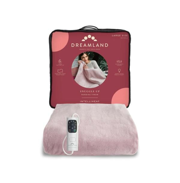 Dreamland Snuggle Up Warming Throw-Pink 120X160cm