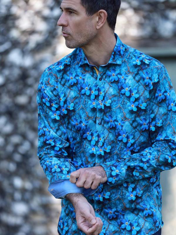 THE CEREBRAL BLOOM PRINT SHIRT - Claudio Lugli Shirts