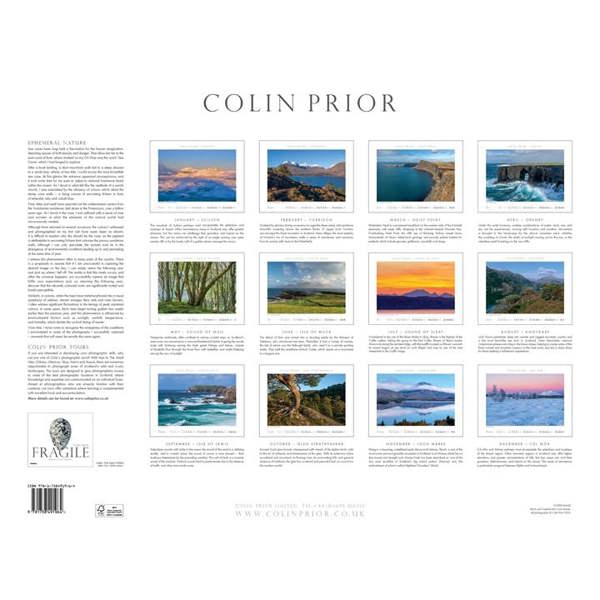 Colin Prior, Panoramic Scotland Super Deluxe Calendar 2027, Deluxe Calendars, Month To View, Travel, Gift
