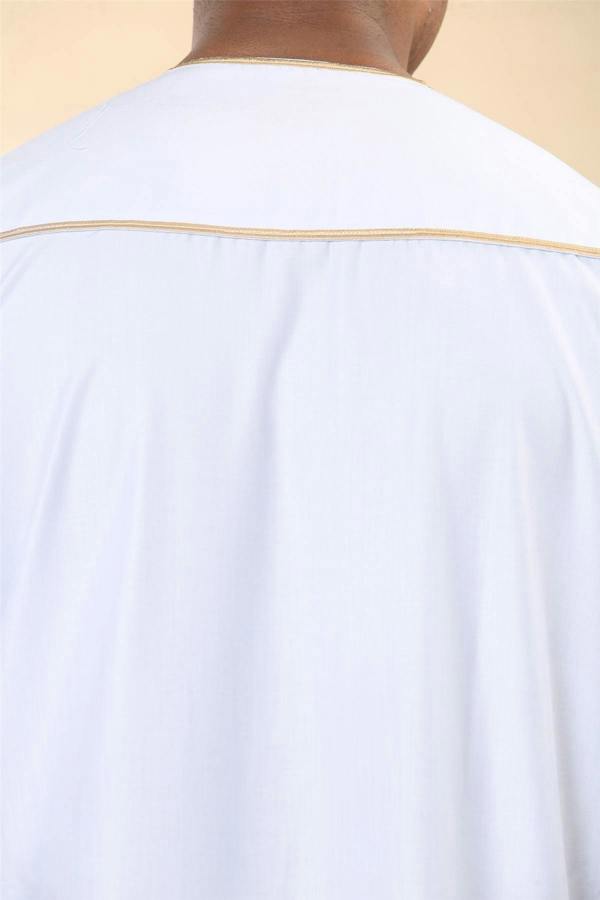 Infinity Leather Men's Omani Eid Thobe  Saudi Emirati Jubba Robe
