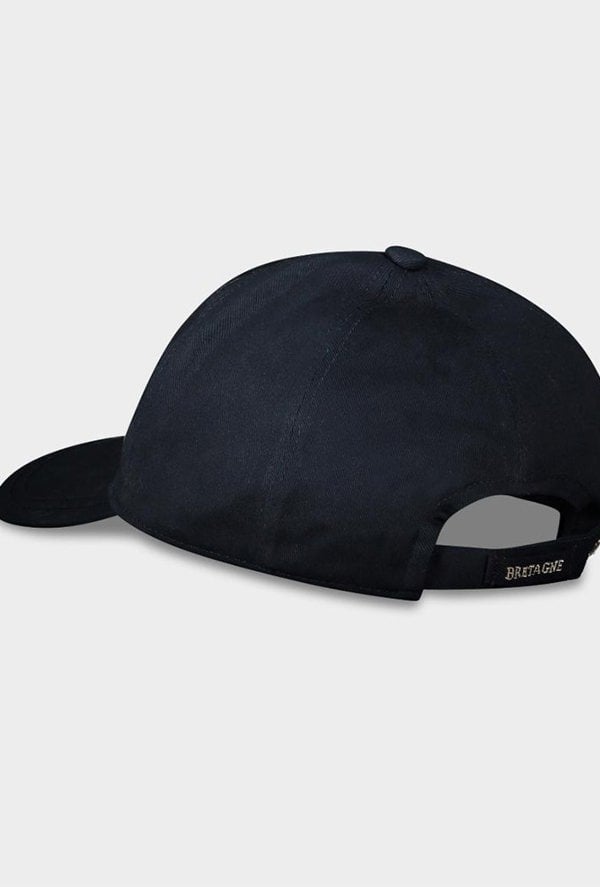 Paul & Shark Men's Cotton Baseball cap with Metal Anchor Badge - Navy