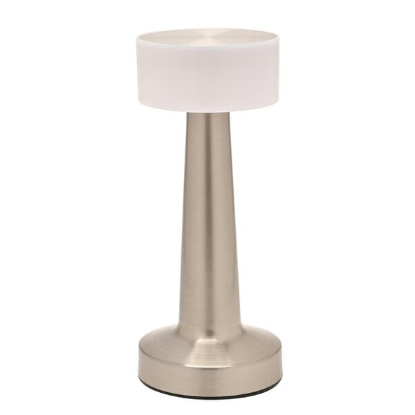 Hestia Silver USB LED Touch Table Lamp