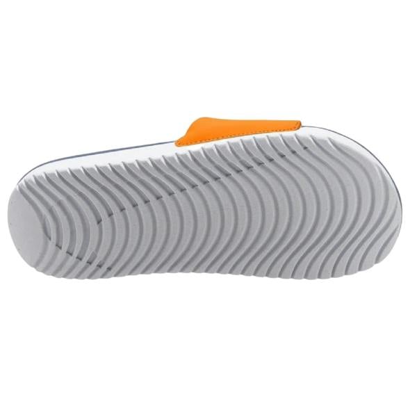 Nike Childrens/Kids Kawa Pool Sliders - Orange/Blue - 