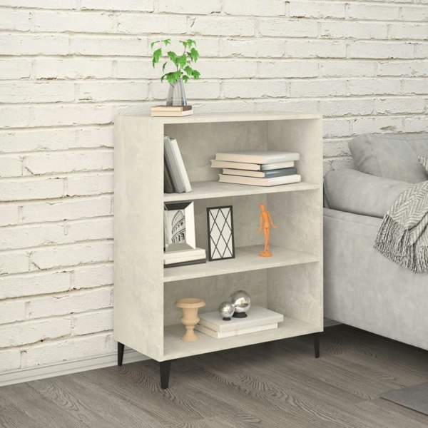 Berkfield Sideboard Concrete Grey 69.5x32.5x90 cm Engineered Wood