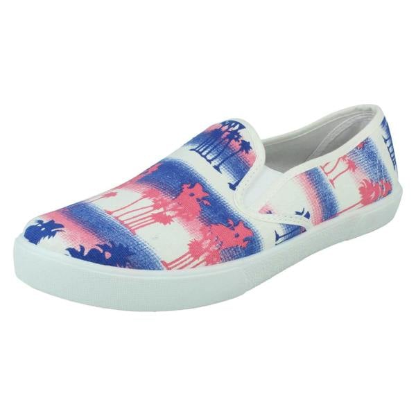 Spot On Ladies Spot On Beach Style Pumps F80086