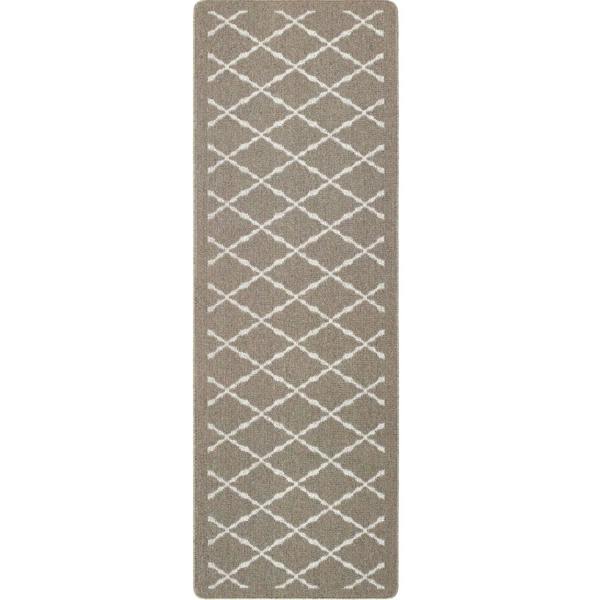 The Rugs Durable Washable Mats & Runners with Diamond Design