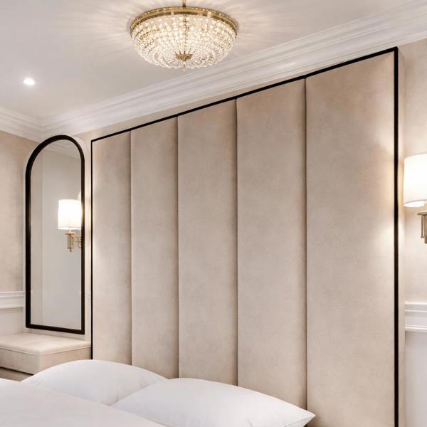 Great British Beds Serena Contrast piping Headboard
