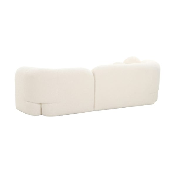 Furniture Edit Amelie Cream Faux Fur Sofa