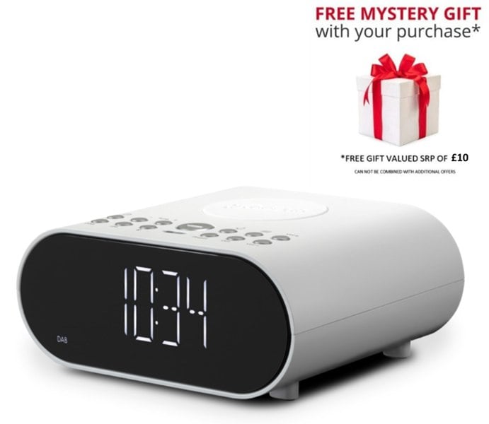 Roberts Ortus Charge DAB Alarm Clock Radio- Free Gift RRP £10!