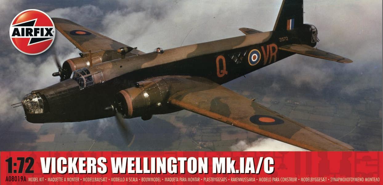 Airfix British Vickers Wellington Mk.IA/C (1:72 Scale)