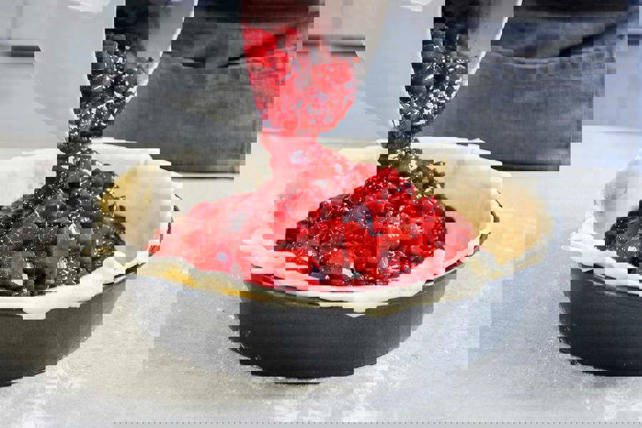 MasterClass 3pc Non-Stick Baking Set with 20cm Spring Form Round Pan, 34x20x4cm Brownie Pan and 23cm Deep Pie Pan