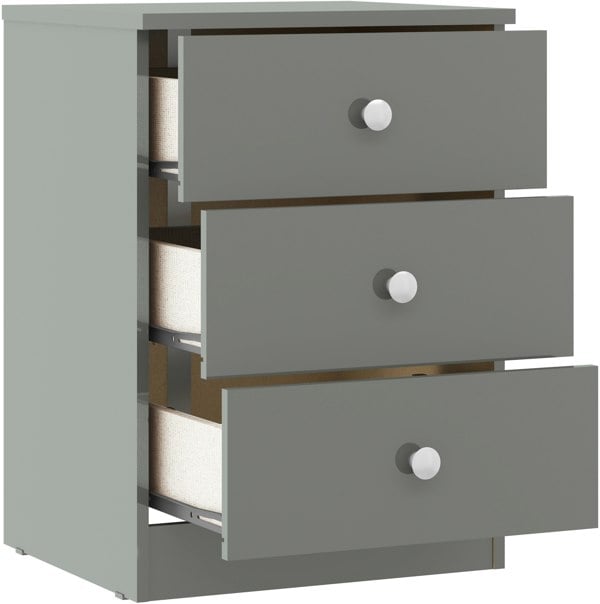 Seconique Denver 2 Door Double Wardrobe 4 Piece Bedroom Set