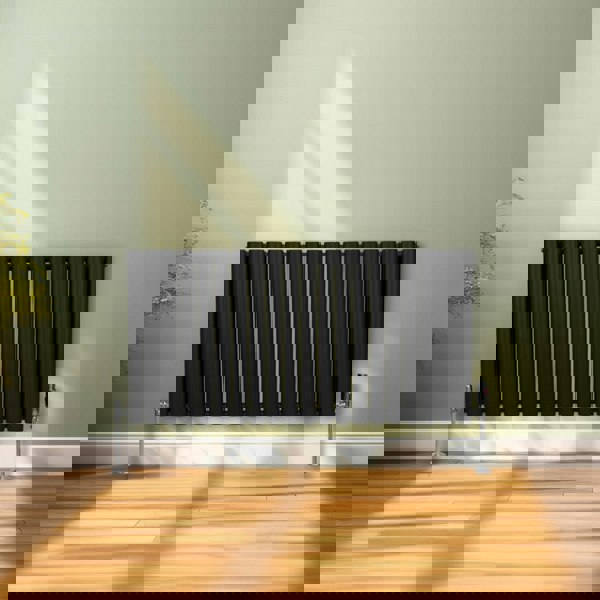 Monstershop Oval Column Radiator – 600mm x 1200mm – Black