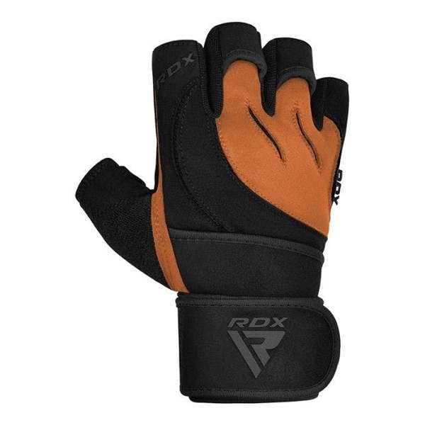 RDX Sports GYM GLOVE MICRO TAN/BLACK PLUS
