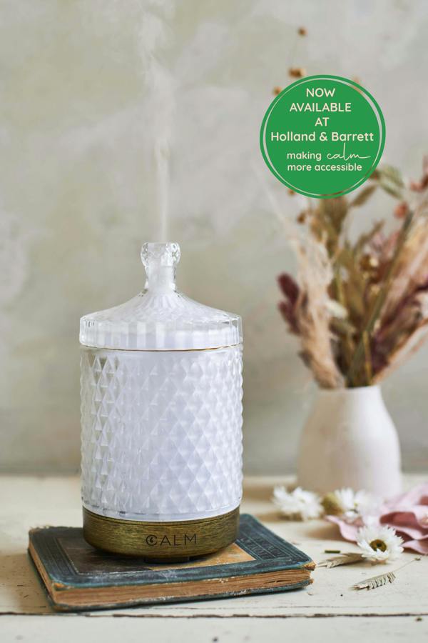 B Calm Hand-Painted Cut Glass Aroma Diffuser