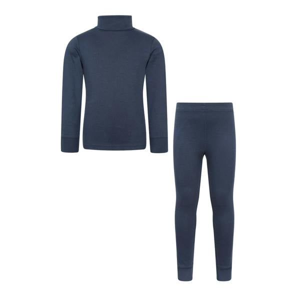 Mountain Warehouse Childrens/Kids Meribel Base Layer Set - Navy - 