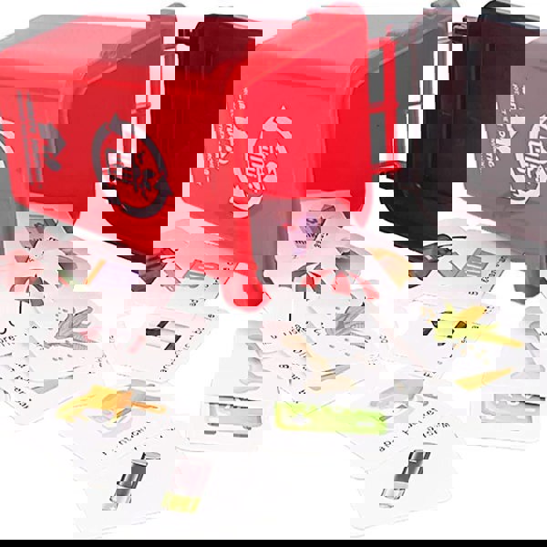 deAO Toys Household Cleaning Play Set with Broom, Bucket, Soap, Bin, Wet Floor Sign, Dustpan, Brush