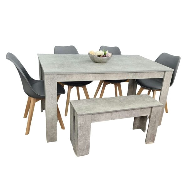 Kosy Koala Dining Table Set with 4 Chairs Dining Room and Kitchen table set of 4, and Bench