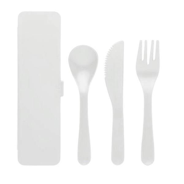 MidOcean Rigata Cutlery Set - White - 