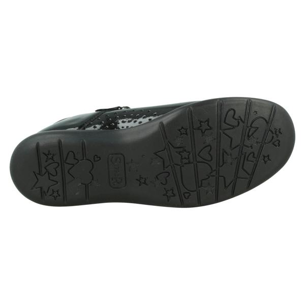 Start-rite Girls Start-Rite Heart-Bow School Shoes Glisten
