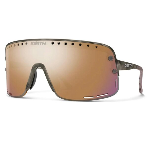 Smith Sunglasses Ultralite PRD DU Matte Salt Haze ChromaPop Rose Gold Mirror