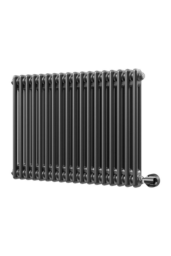 Living and Home Electric Radiator Wall Mounted WiFi Thermostat Control 83cm x 60cm - Dark Grey
