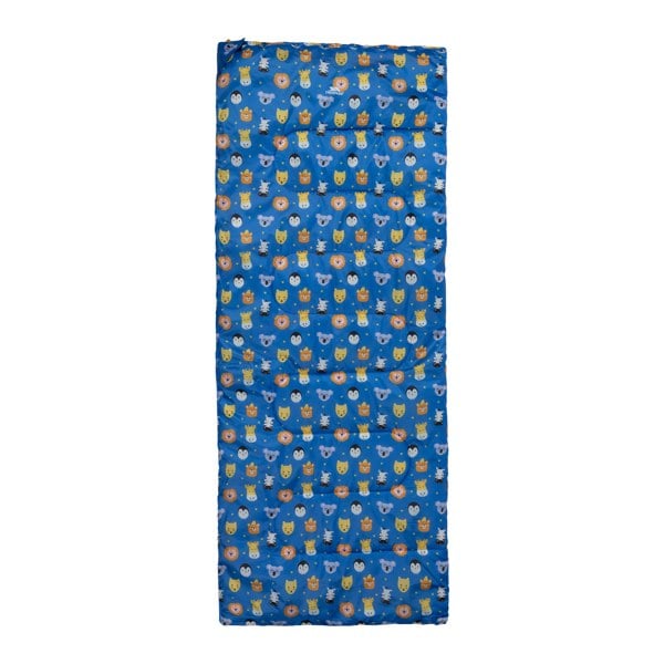 Trespass Childrens/Kids Animal Print 2 Season Sleeping Bag - Blue/Multicoloured