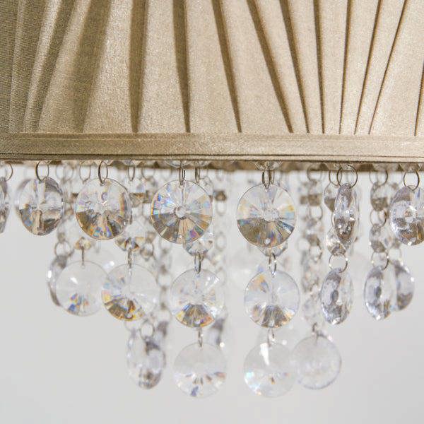 Pagazzi Lighting Talula Champagne & Crystal Shade