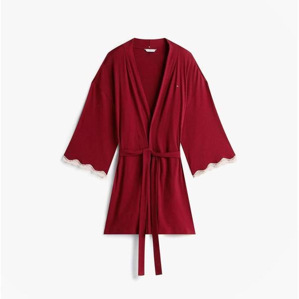 Tommy Hilfiger Tommy Hilfiger LACE KIMONO Womens Rouge