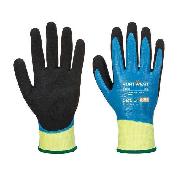 Cut D13 Nitrile Aqua Glove - Hi-Vis Trousers