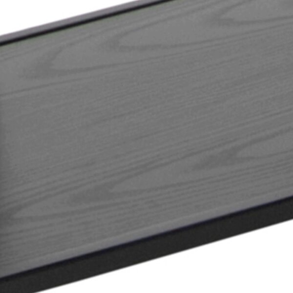 Wyld Haus El Paso Tall Black Metal Bookcase 5 Shelves