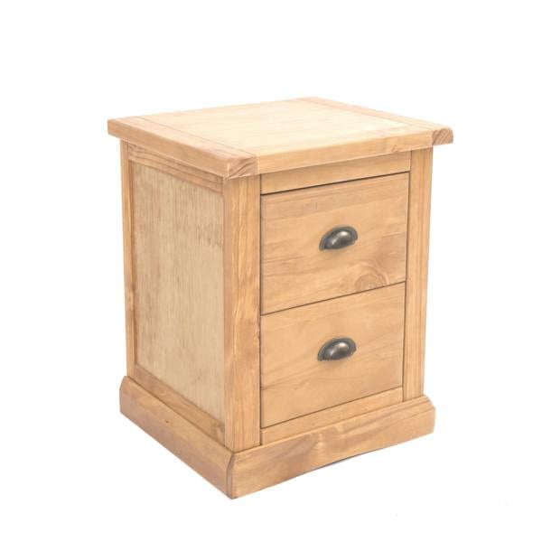Cabinet Bits Lucca 2 Drawer Bedside Table