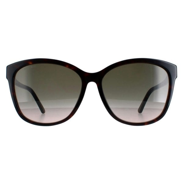 Jimmy Choo Sunglasses Lidie/F/SK 086/HA Dark Havana Brown Gradient