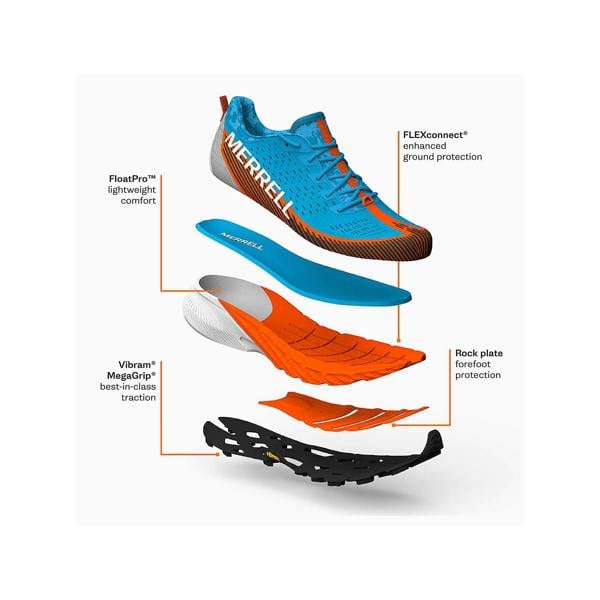 Merrell Mens Agility Peak 5 GTX Gore-Tex Trail Running Trainers Walking Shoes Arcane J068483