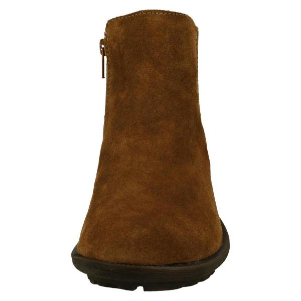 Hush Puppies Ladies Hush Puppies Block Heeled Ankle Boots Madisyn
