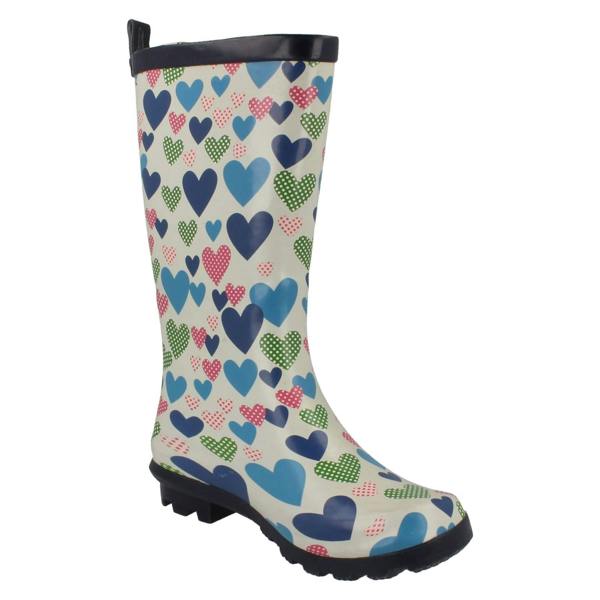 Spot On Girls Spot On Heart Print Boot