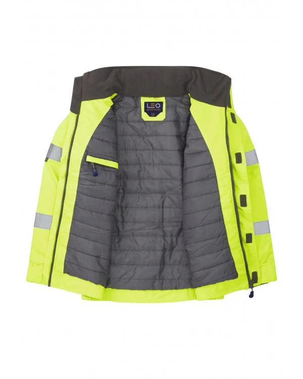 Portmore Baffle Lined Bomber Jacket With Red Braces Leo Workwear
