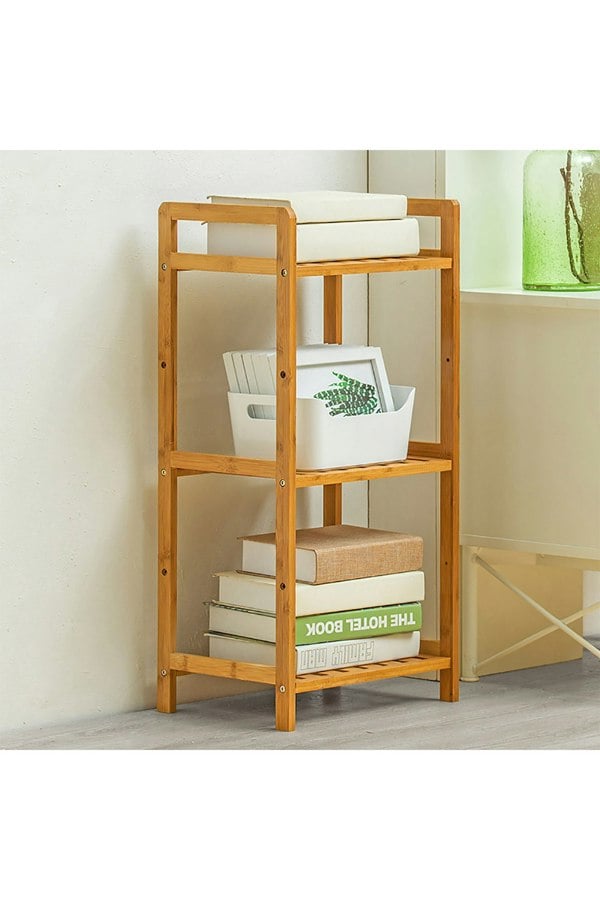 Living and Home 3 Tier Wood Audriel Bookcase