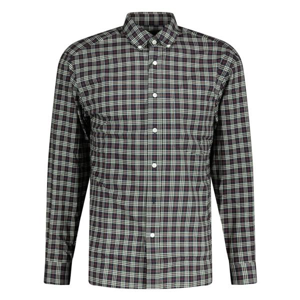 Burberry Check Cotton Shirt Blue - chancefashionco