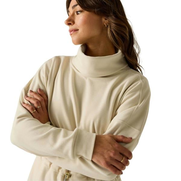 Regatta Womens/Ladies Roll Neck Pull Over Fleece - Light Vanilla - 