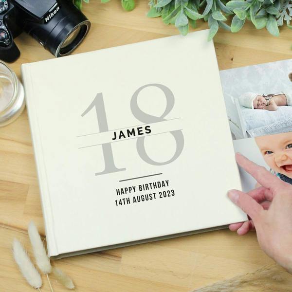 Personalised Birthday Photo Album - alternative angle