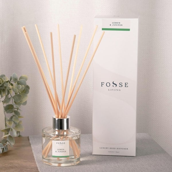 Lemon & Juniper Reed Diffuser - Fosse Living | Luxury Home Fragrances