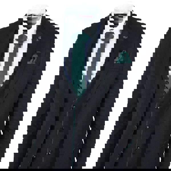 TruClothing IM48 - Men's 3 Piece Black Tailored Fit Suit