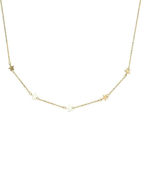 Dainty 18K Gold Star Choker - Necklaces - Elk & Bloom