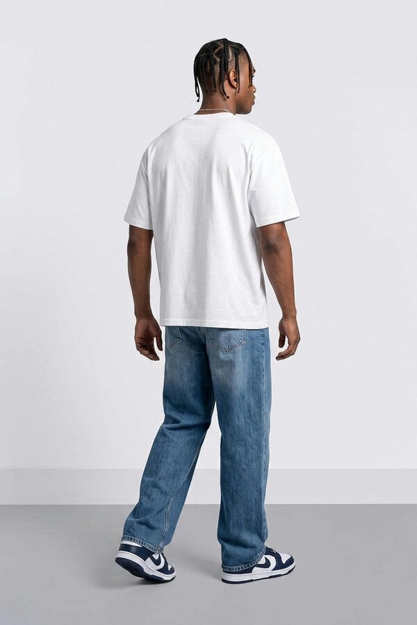 London Attitude Retro Graphic Oversized Heavyweight Streetwear T-Shirt