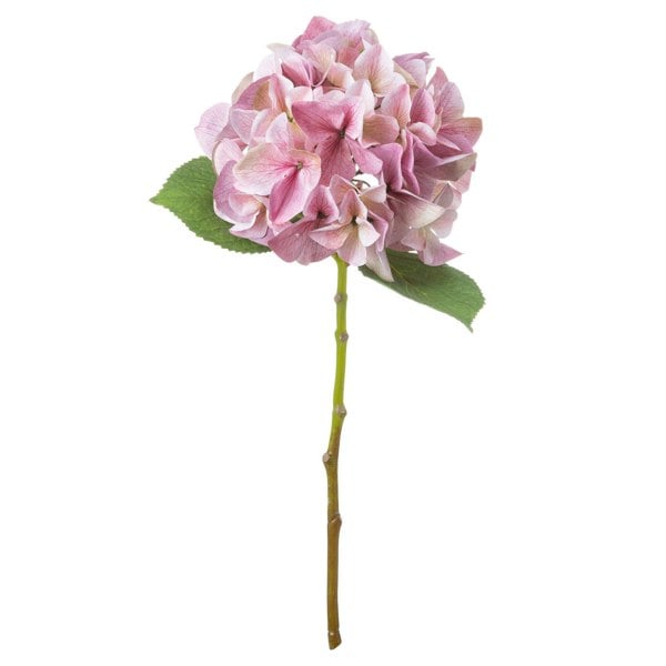 Hill Interiors Shabby Hydrangea Artificial Flower - Pink