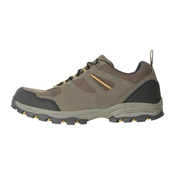 Mountain Warehouse Mens Mcleod Outdoor Wide Walking Shoes - Brown - 