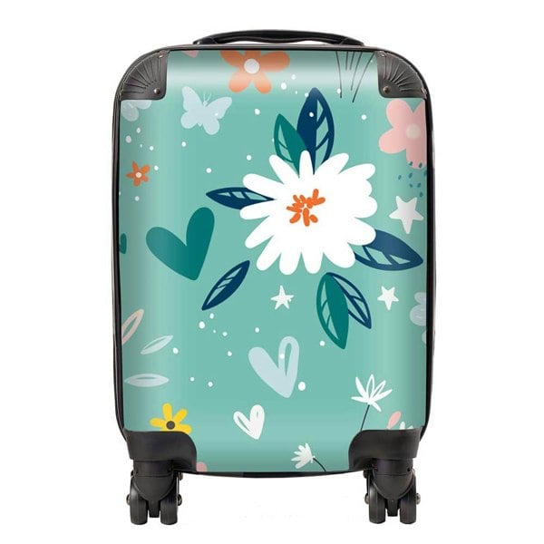 Warren Reed Garden Summer Flowers Suitcase