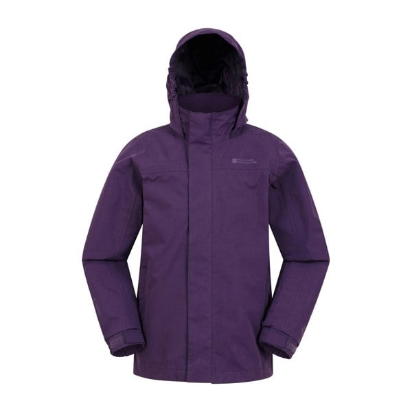 Mountain Warehouse Childrens/Kids Solar Waterproof Jacket - Berry