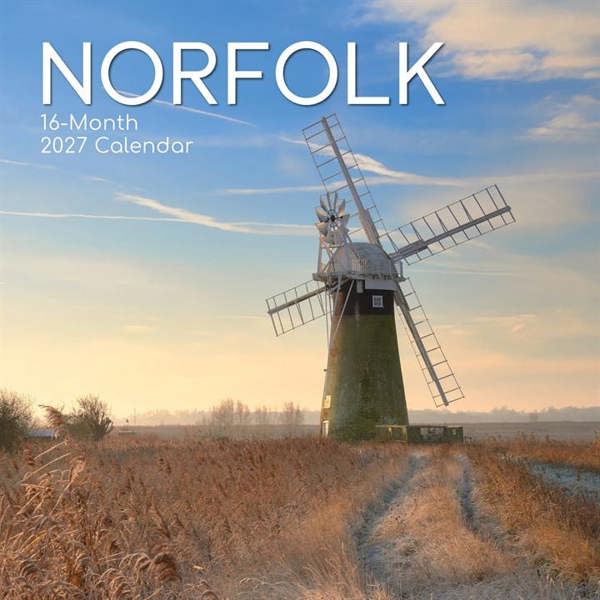 Norfolk Calendar 2027, Wall Calendars, Month To View, Travel, Gift
